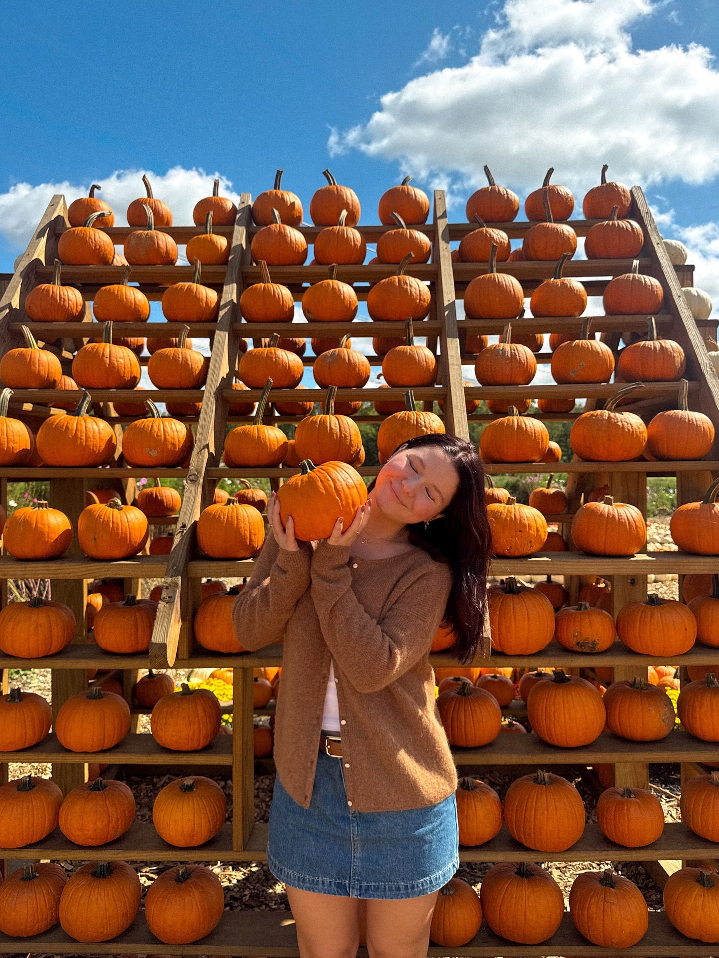 this is your sign to visit a pumpkin patch before fall ends  🍂🧸🤎🎃☕️