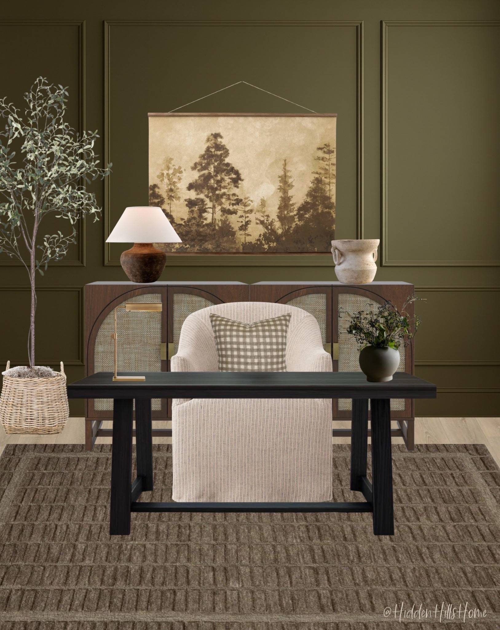 Home office decor, office inspiration, office chair, home decor ideas, desk, moody home office, work from home #office

#LTKSaleAlert #LTKHome #LTKSeasonal