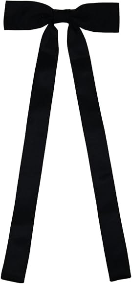 Women Long Pre Bow Tie, Adjustable Ladies Western Satin Neck Ties For T-shirt Decoration Valentin... | Amazon (UK)