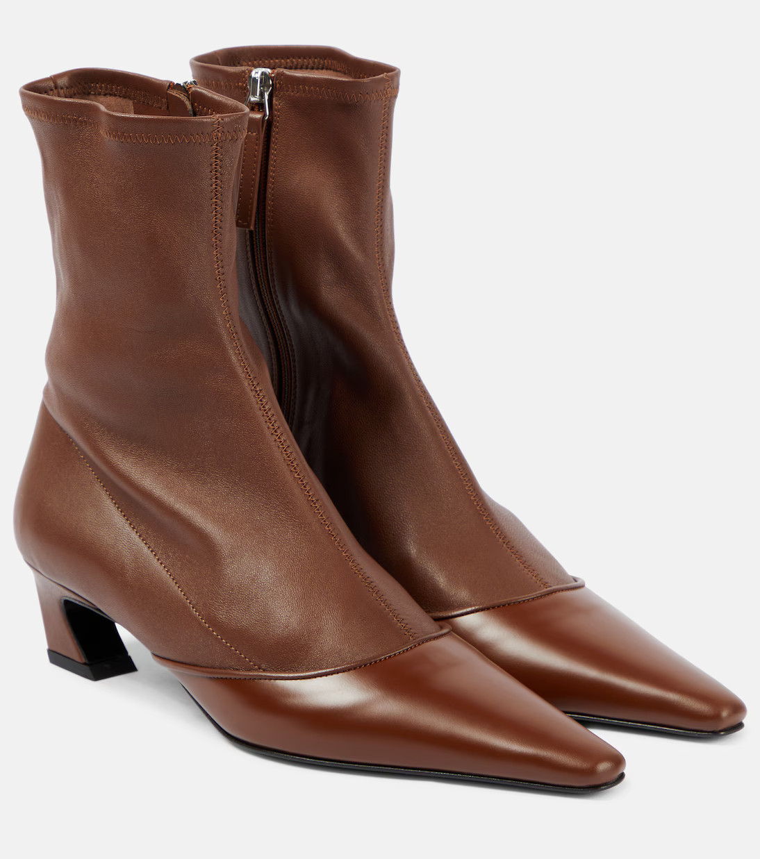 Leather ankle boots | Mytheresa (US/CA)