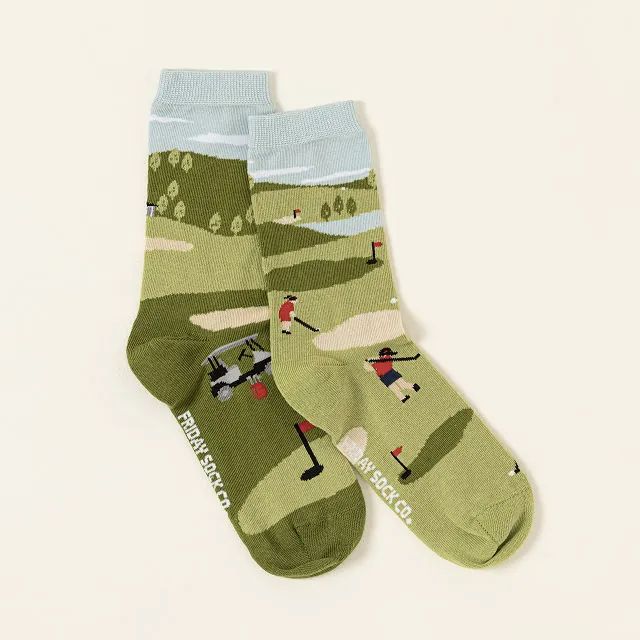 Tee Time Mismatched Golfer's Socks | UncommonGoods