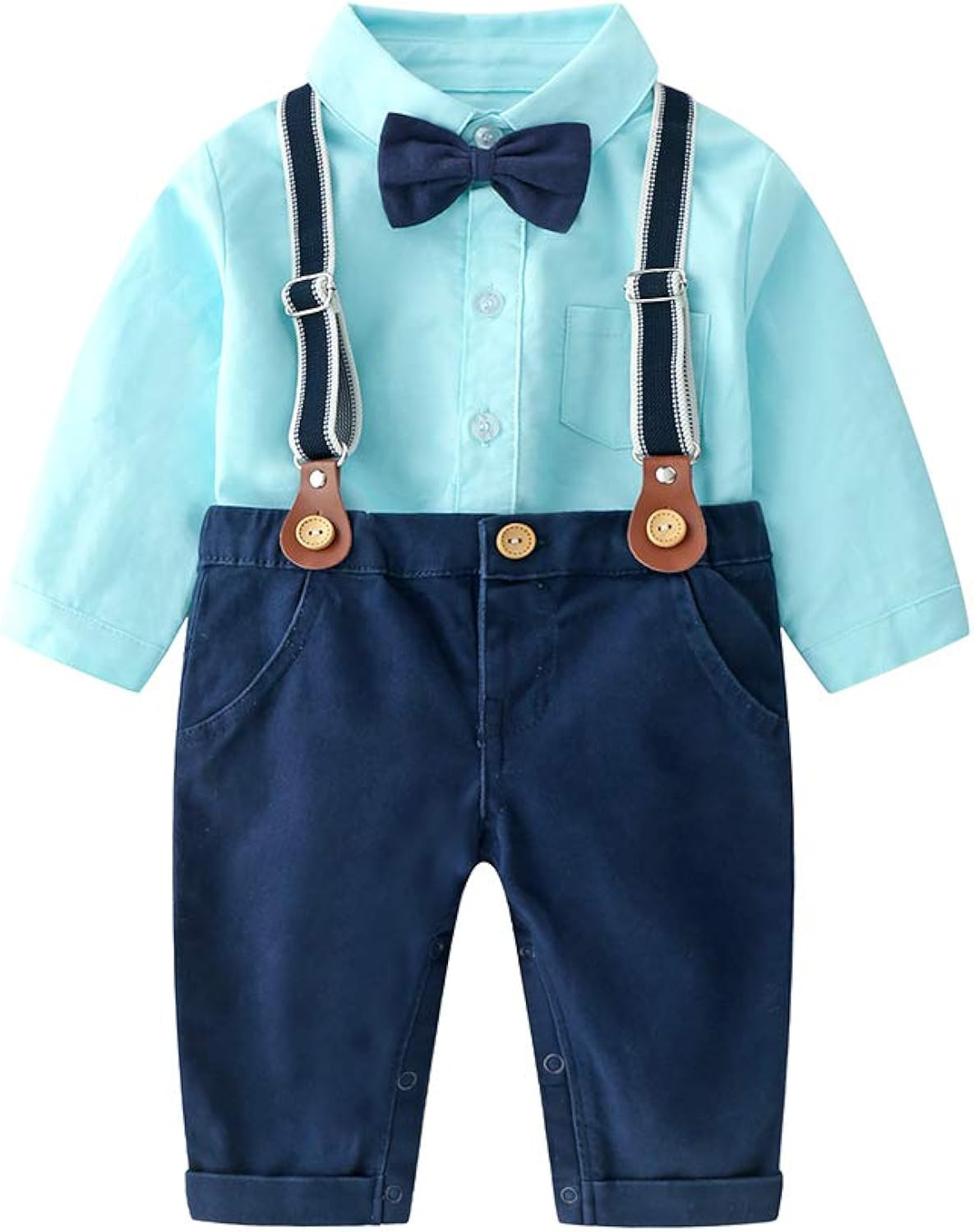 Boarnseorl Baby Boys Long Sleeve Gentleman Outfits Set | Amazon (US)