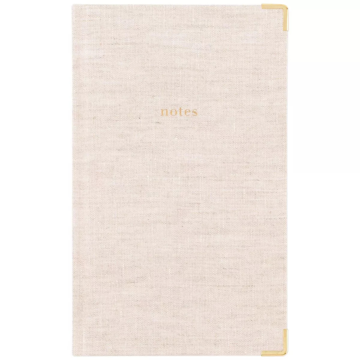 Sugar Paper Essentials 160pg Ruled Journal 8.125"x5"  Fabric Wrapped Flax | Target