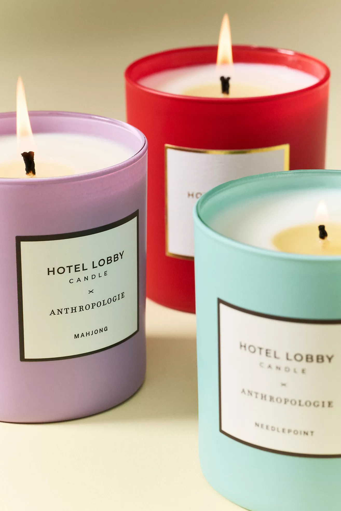 Hotel Lobby Gourmand 5th Ave Boxed Glass Candle | Anthropologie (US)