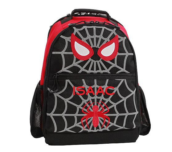 Mackenzie Marvel's Spider-Man Miles Morales Glow-in-the-DarkCritter Reflective Adaptive Backpack | Pottery Barn Kids