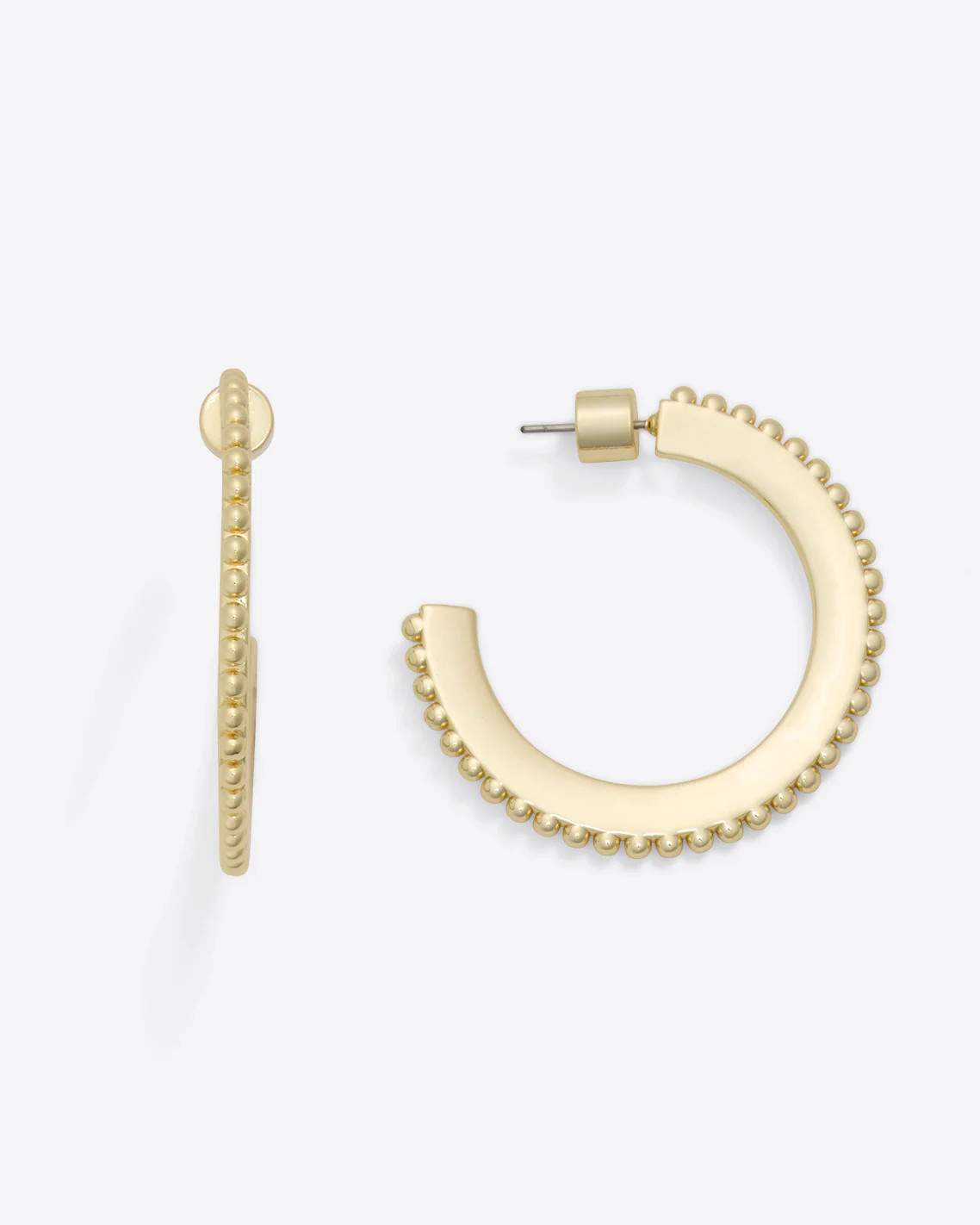 Gold Bead Hoop | Draper James (US)