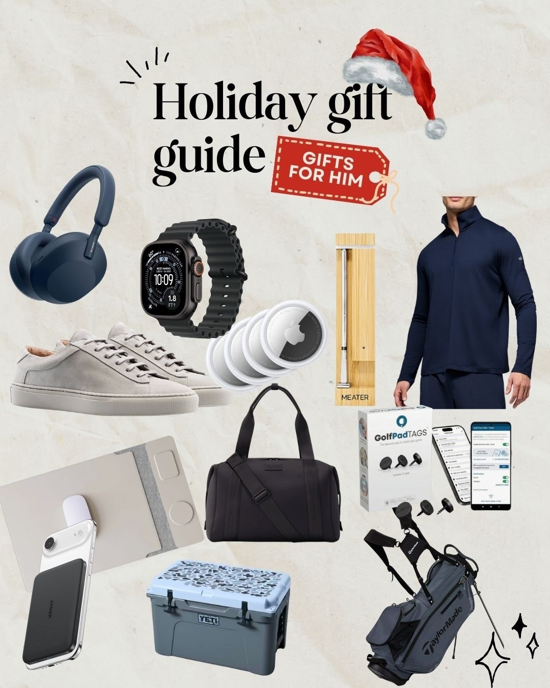 Gifts for the man in your life that’ll arrive by Christmas!!


Gift guide, holiday gifts, gifts for him, men gifts, golf gifts, tech gifts, men clothing 

#LTKHoliday #LTKMens #LTKGiftGuide