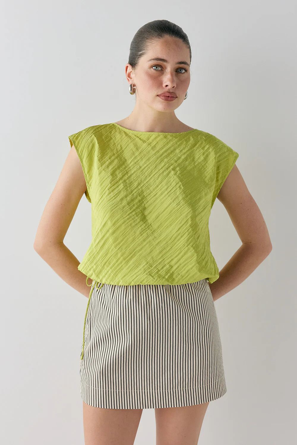 Zina Top Lime | VRG Grl
