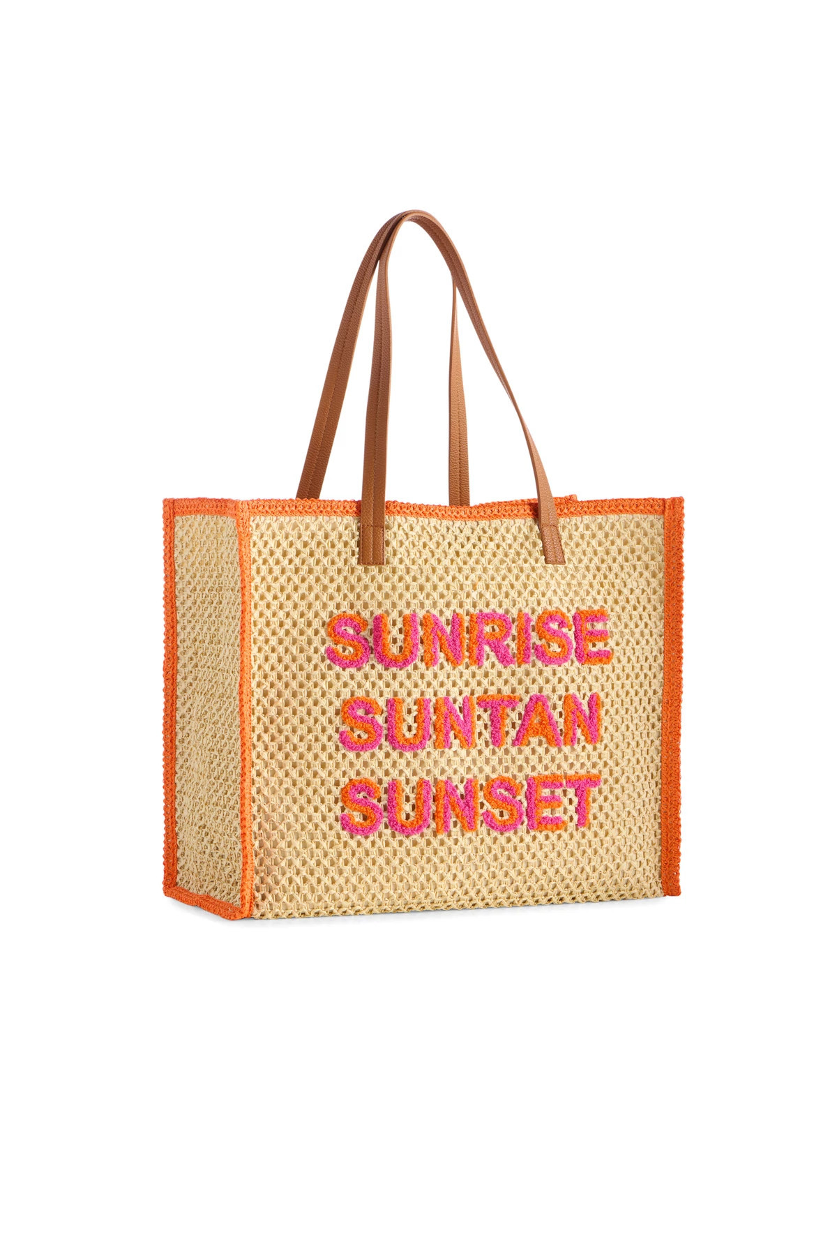 Sunrise Suntan Sunset Straw Tote | Everything But Water