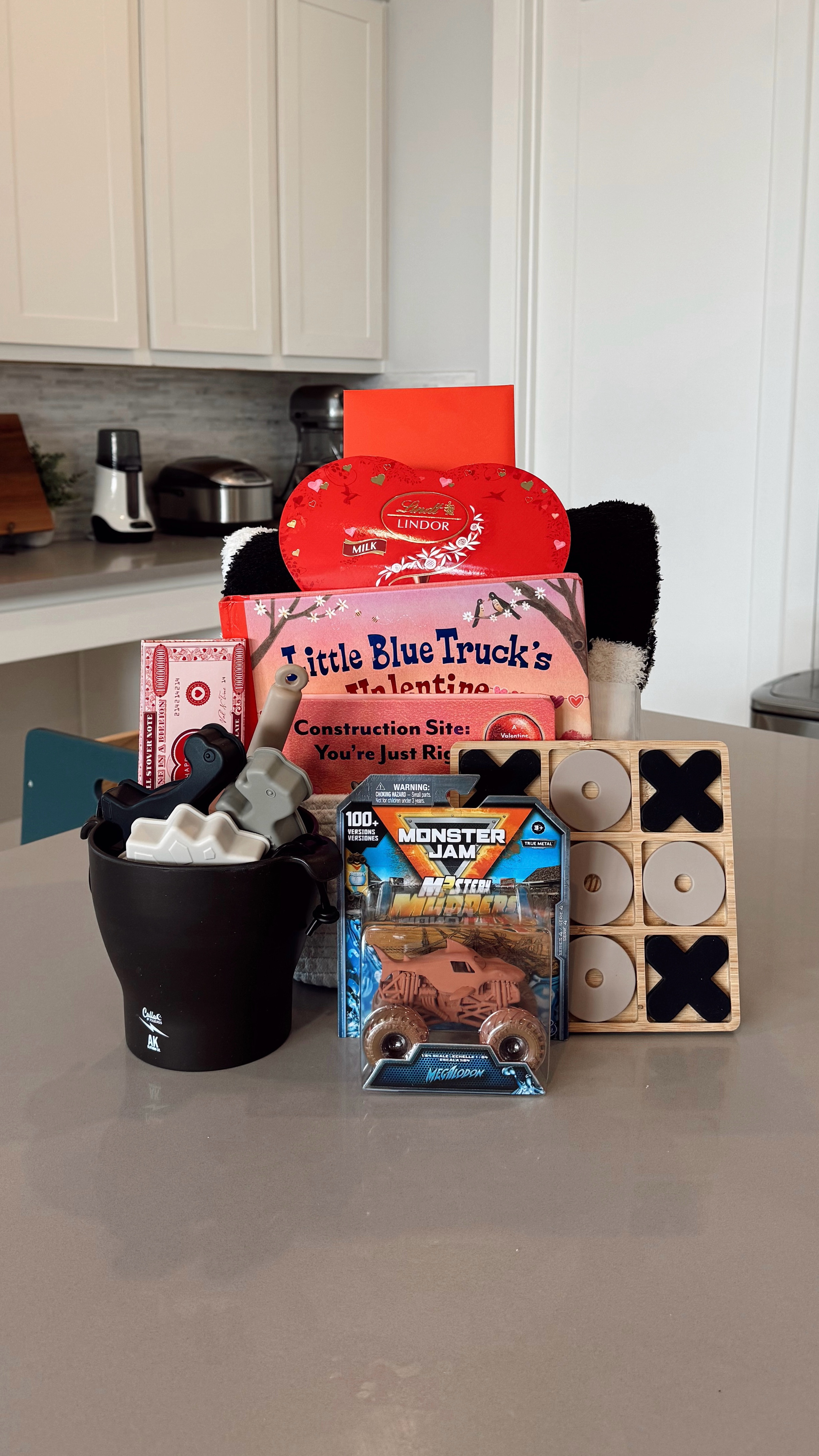 Valentine’s Day basket inspo for a little toddler boy!❤️💌 (most of these items would be perfect for an Easter basket too!)

Valentine’s Day basket, Valentine’s Day gift, toddler Valentine’s Day basket, boy gift, toddler boy gift, toddler toys, sand pale, tic tac toe game, plush blanket, monster truck, toddler boy books

#LTKKids #LTKSeasonal #LTKWatchNow