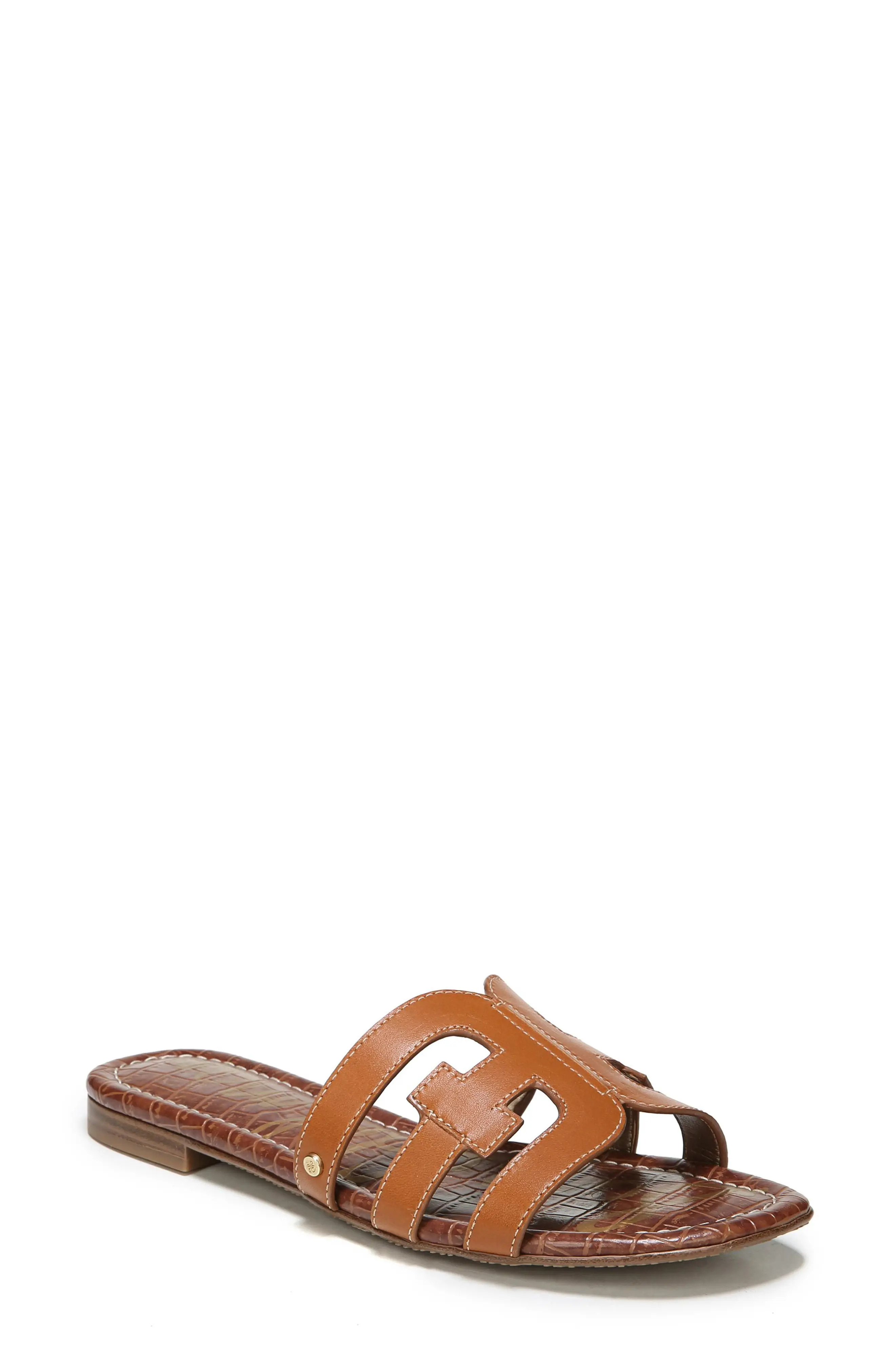 Women's Sam Edelman Bay Cutout Slide Sandal, Size 6 W - Brown | Nordstrom