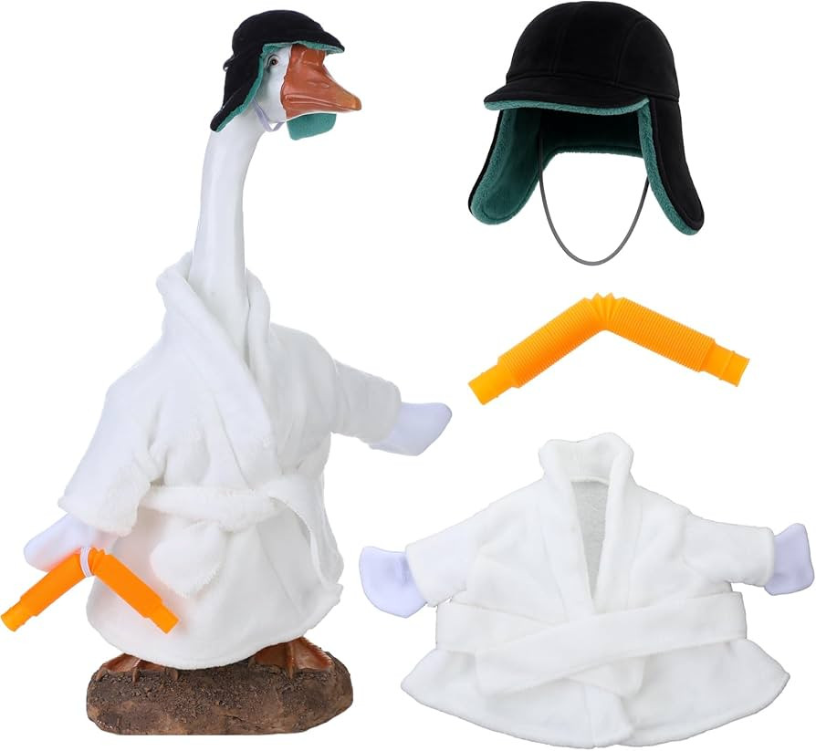 Aliceset Christmas Cousin Robe Porch Goose Outfit Set Xmas Vacation Costume Lawn Porch Goose Clot... | Amazon (US)