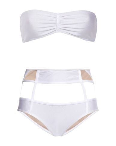 Adriana Degreas Woman Bikini White Size L Polyamide, Elastic fibres | YOOX (US)