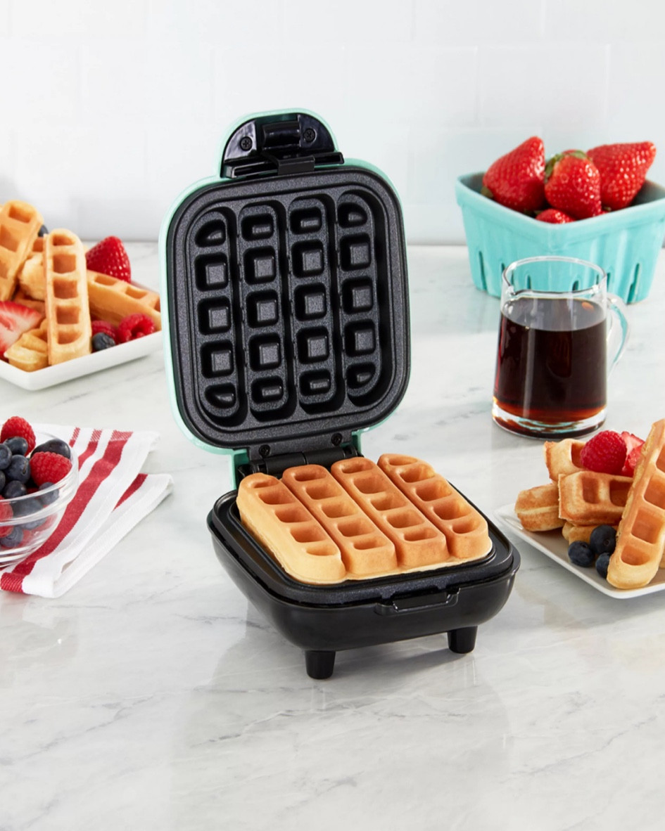 ✨Summer Sale✨ Make delicious waffle sticks with this Dash mini waffle maker. Waffle sticks are perfect for dipping in maple or berry syrup, ice cream, yogurt and jam!
This makes breakfast fast and easy when kids go back to school.
Heats evenly in minutes and available in other shapes for holidays. 
Now 20% off!

#LTKBacktoSchool #LTKSaleAlert #LTKHome