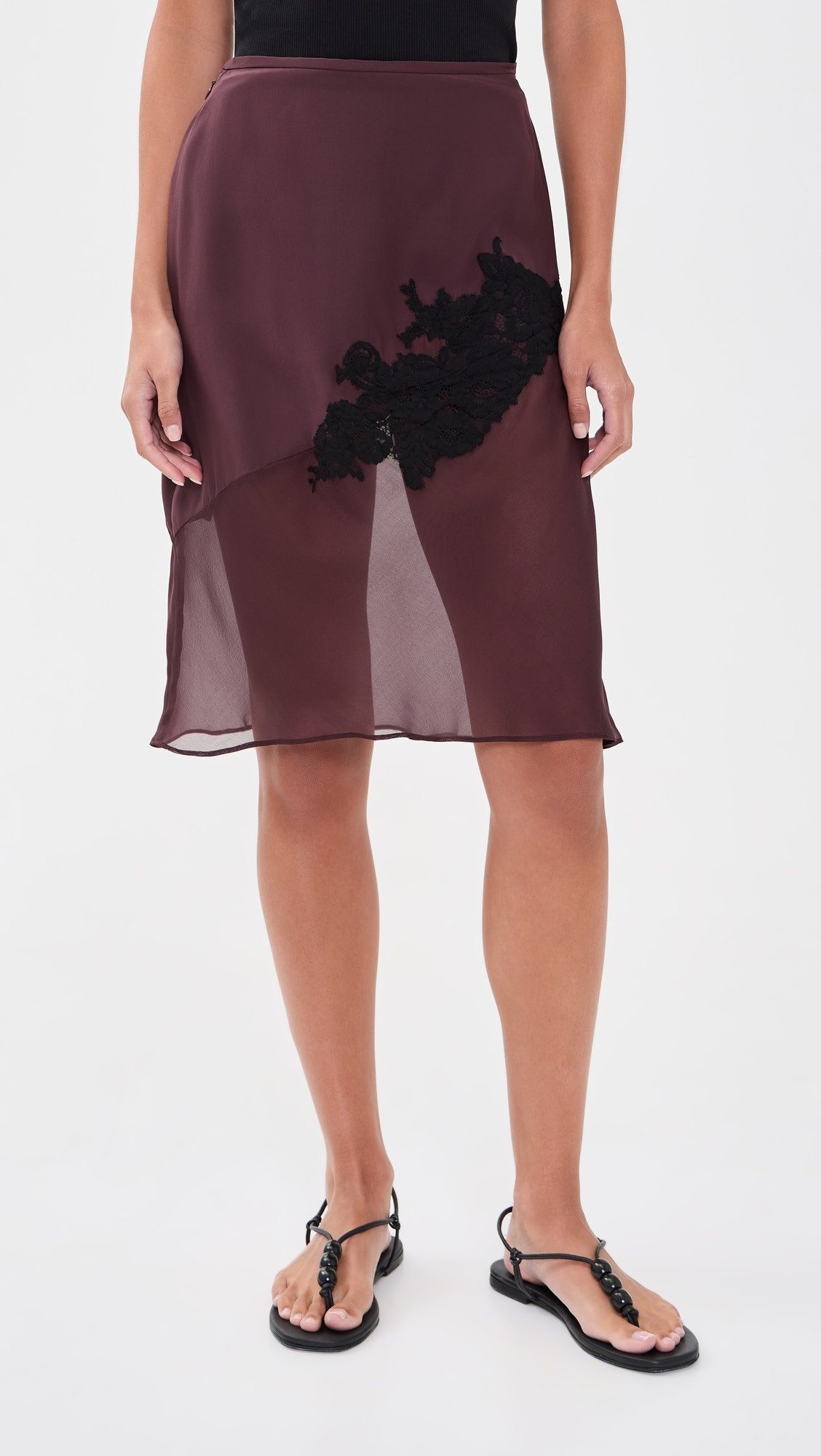 Noria Silk Midi Skirt | Shopbop