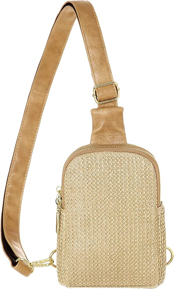 Small Sling Bag, Fanny Packs Purse Vegan Leather Crossbody Bags for Women, Gifts for Her | Amazon (US)