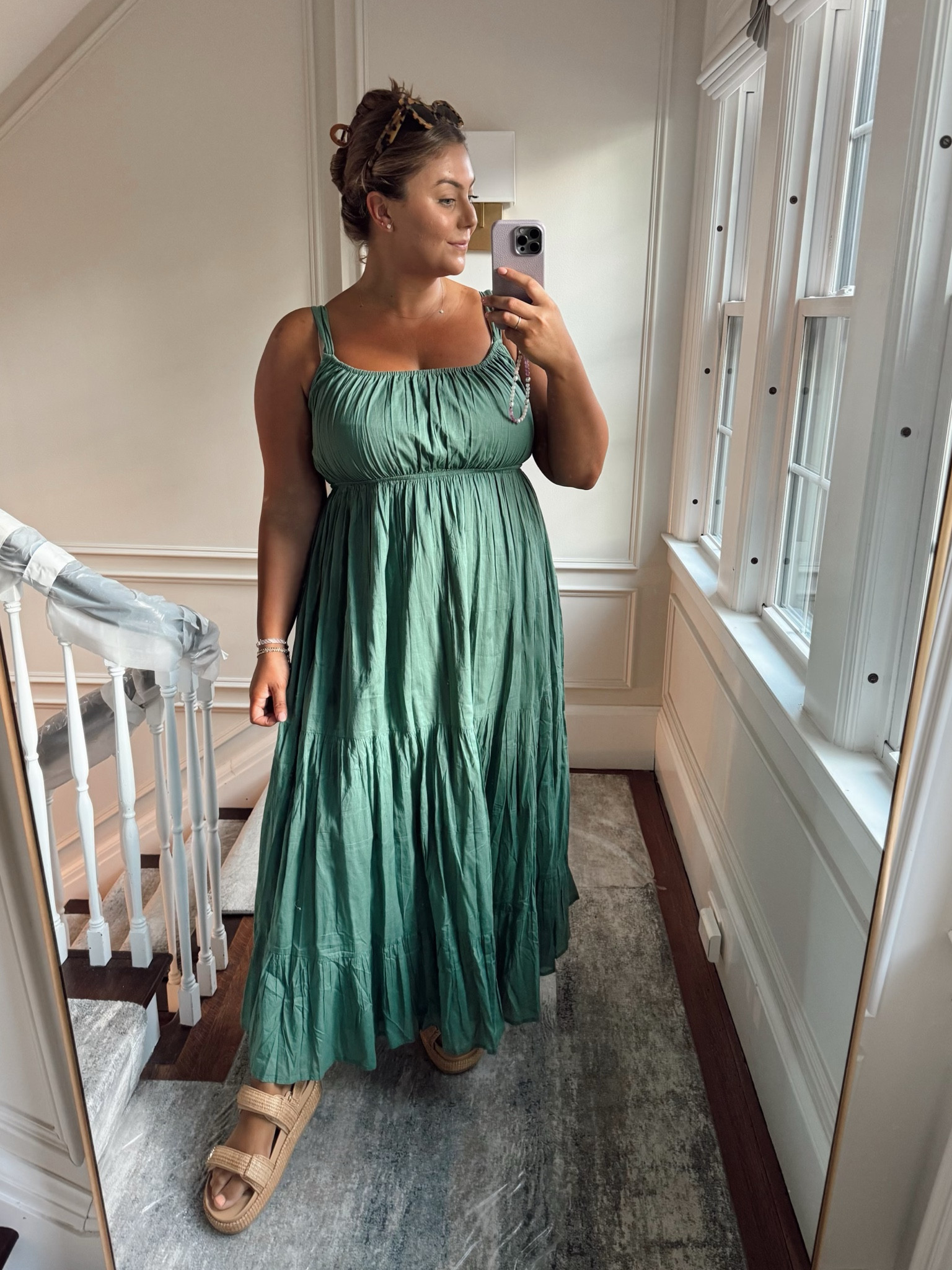 Summer dress & travel outfit inspo! Wearing size 1X in dress. 

#LTKMidsize #LTKStyleTip #LTKTravel