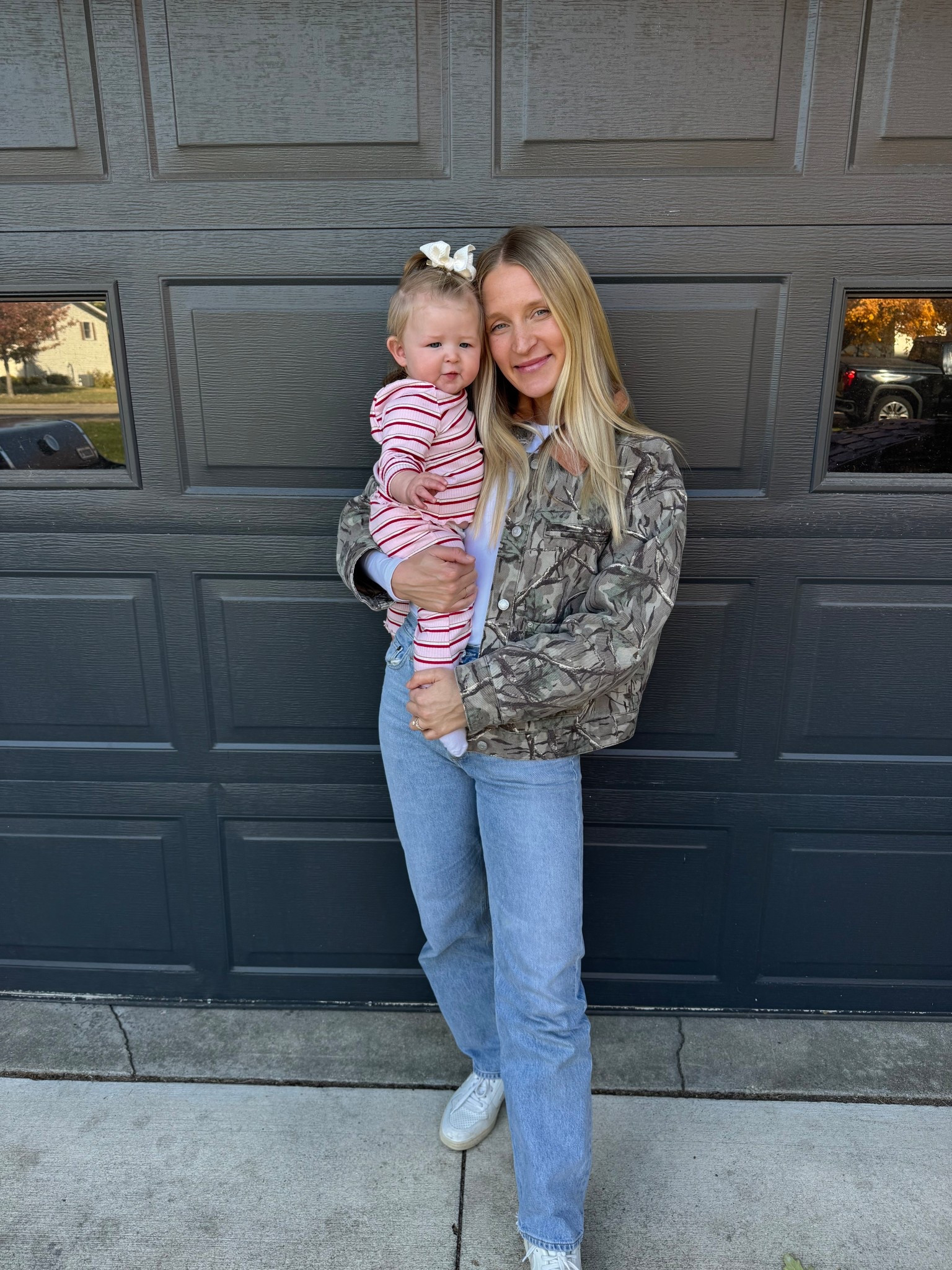 Church ootd!! 
Mom & baby girl fashion


Target 
Abercrombie 
Agolde

#LTKStyleTip #LTKFindsUnder50 #LTKBaby