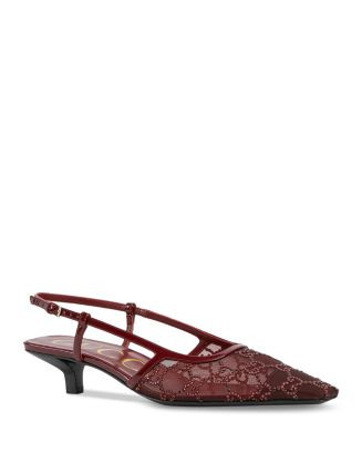Women's GG Pointed Toe Slingback Pumps | Bloomingdale's (US)