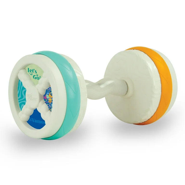Bebe Fuerte Count & Groove Bouncy Barbell, Baby Toy for 9 Months+ | Walmart (US)