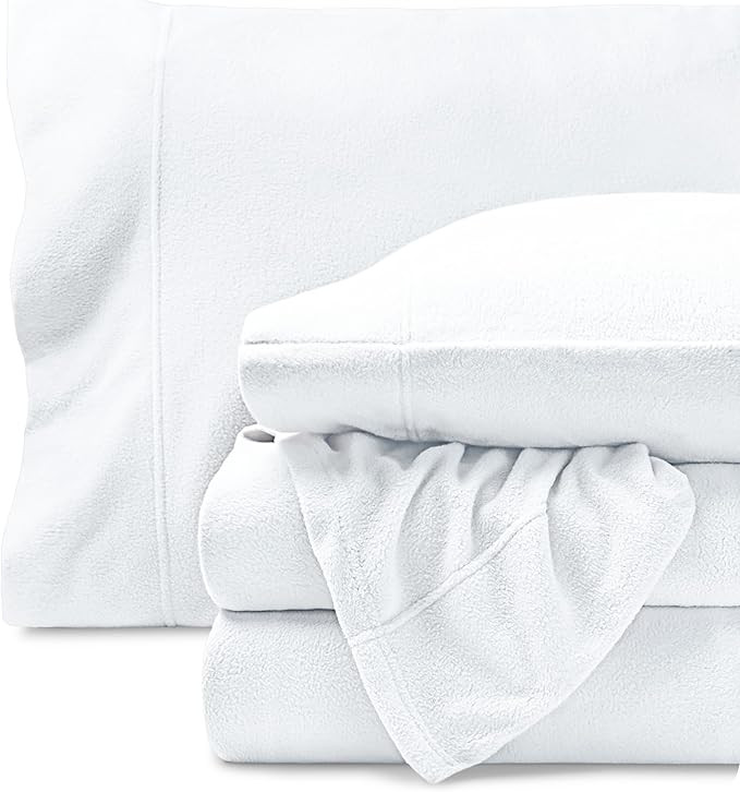 Bare Home Super Soft Fleece Sheet Set - Queen Size - Extra Plush Polar Fleece, No-Pilling Bed She... | Amazon (US)
