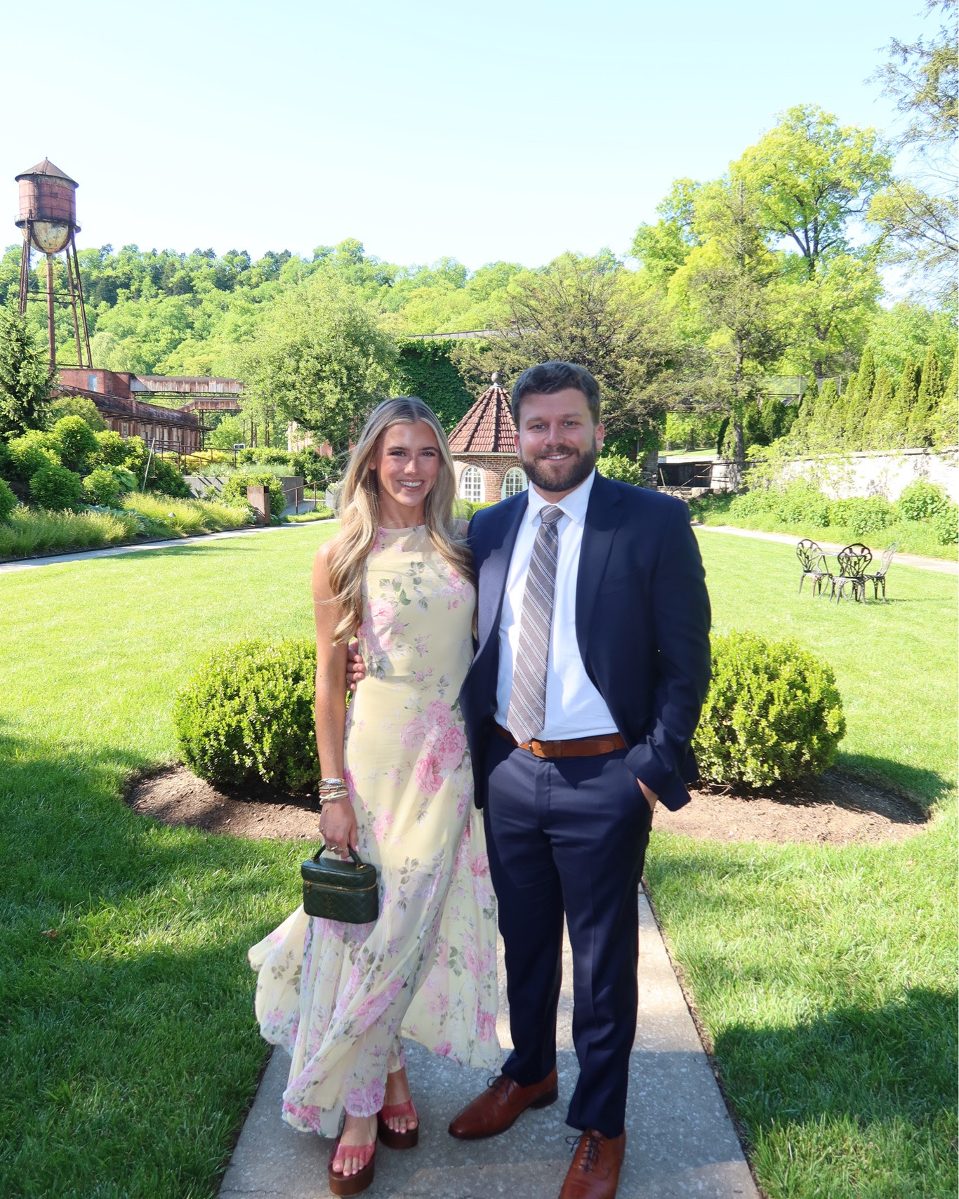 Rehearsal dinner pictures 🥹 my dress is from @Petal & Pup size XS paired with my Walmart wedges size 8 and my bag is @Vivrelle it’s a rented YSL bag and my code SLOANEVOSEN works to get you a discount!

#LTKootd #LTKWedding #LTKSeasonal