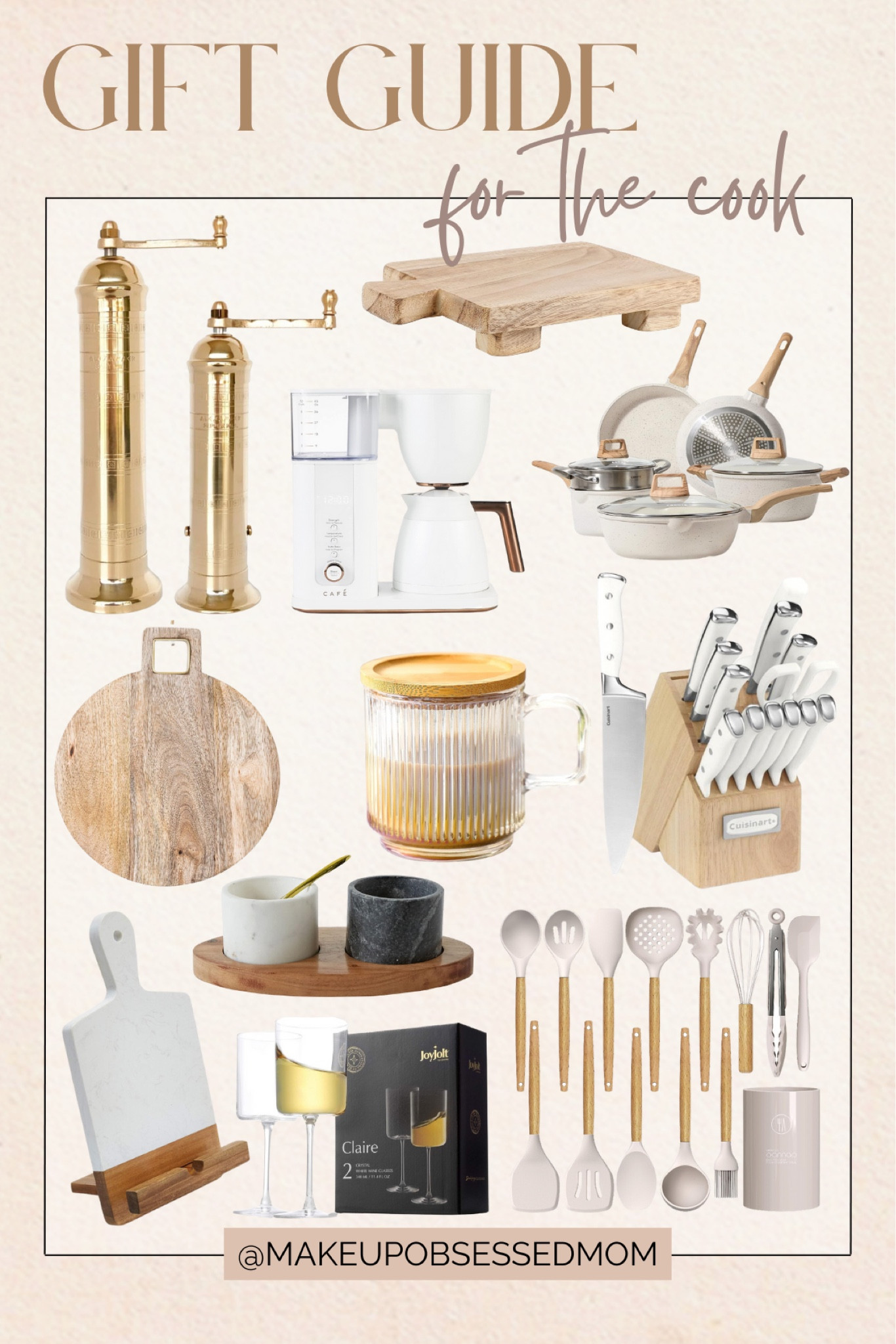 Looking for the perfect gift for someone who loves to cook? Here are some ideas: cooking utensils, a knife set, pots, pans, wine glasses, and more!
#kitchenrefresh #aestheticfinds #amazonfinds #holidaygift

#LTKGiftGuide #LTKhome #LTKHoliday