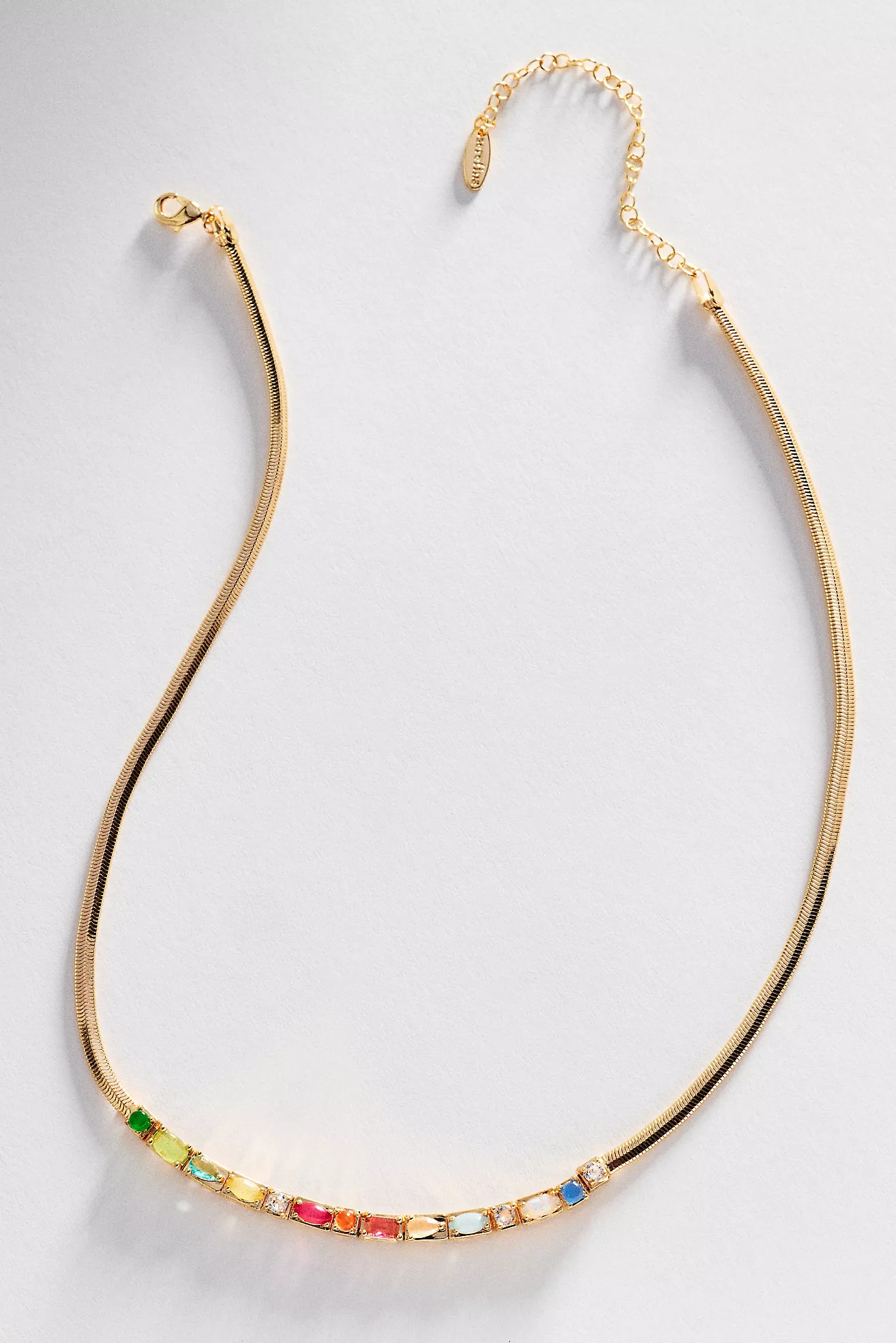 Multi Stone Bar Necklace | Anthropologie (US)