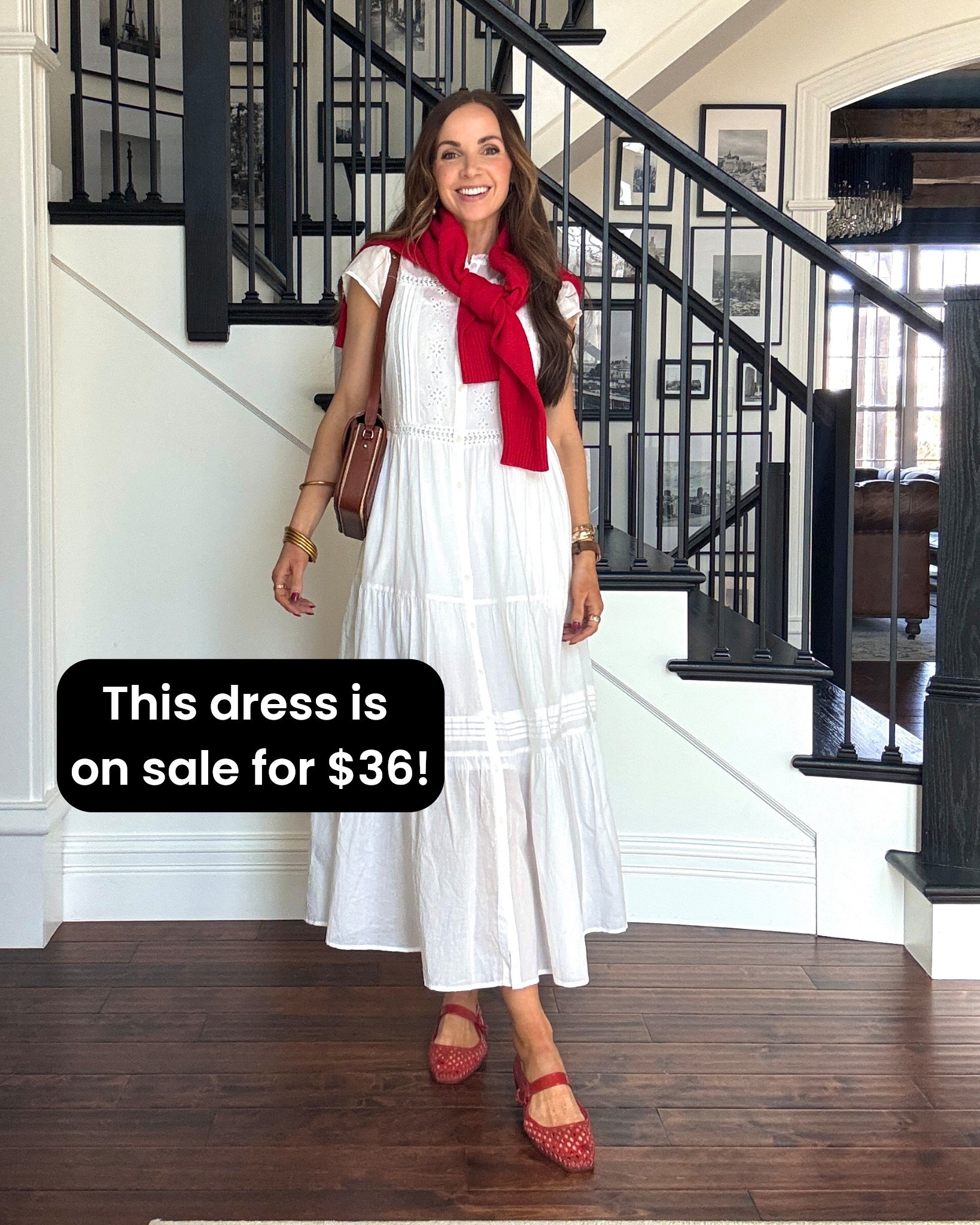 This dress will go fast! $36! I’m wearing an XS - size up if you have a larger bust.