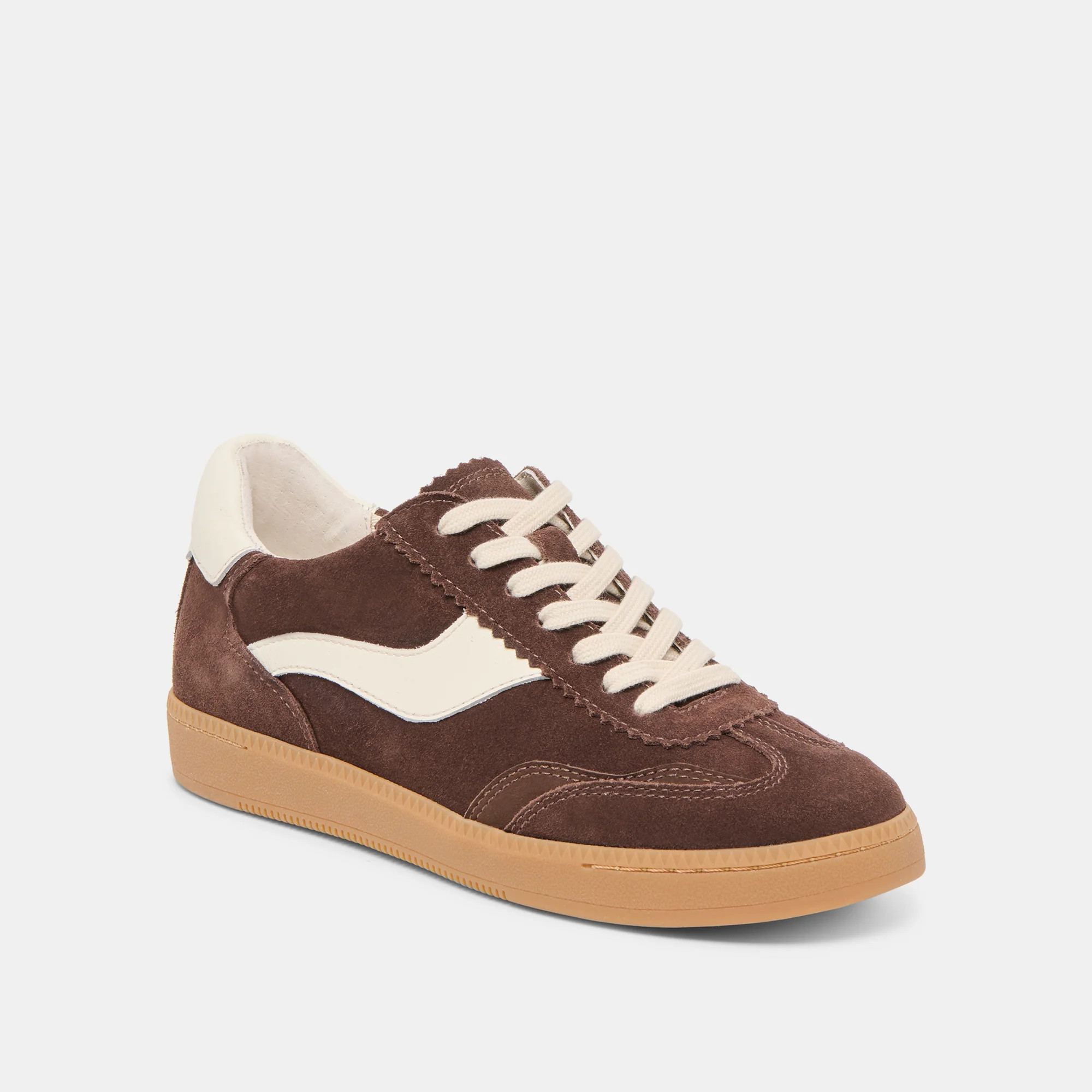 NOTICE SNEAKERS DK BROWN SUEDE | DolceVita.com