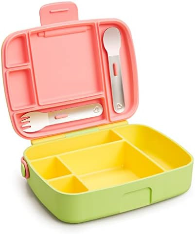 Munchkin Bento Box Toddler Lunch Box, Yellow | Amazon (US)