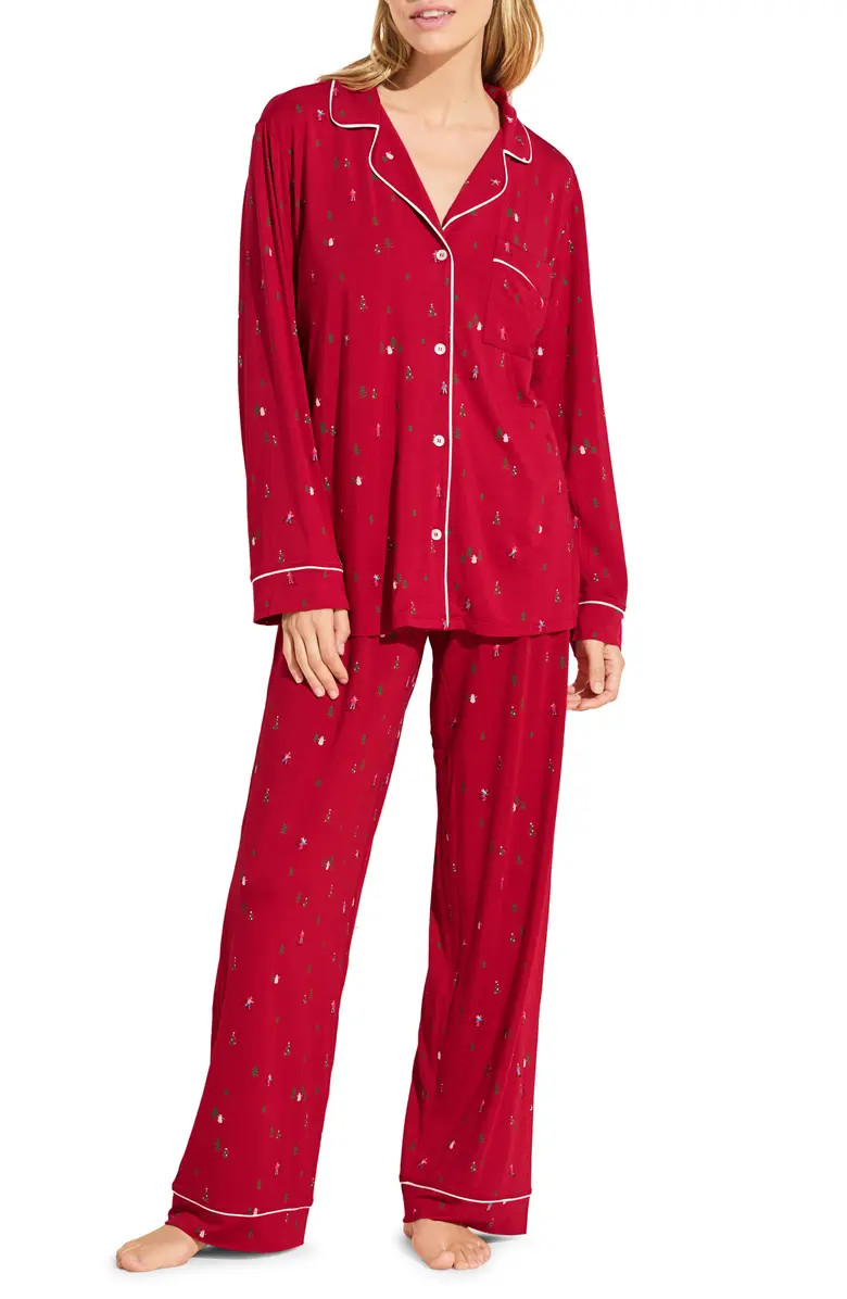 Gisele Print Jersey Knit Pajamas | Nordstrom