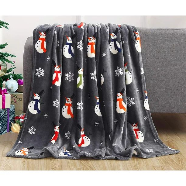 Elegant Comfort 50 x 60 Blanket Gift Christmas Throw - Walmart.com | Walmart (US)