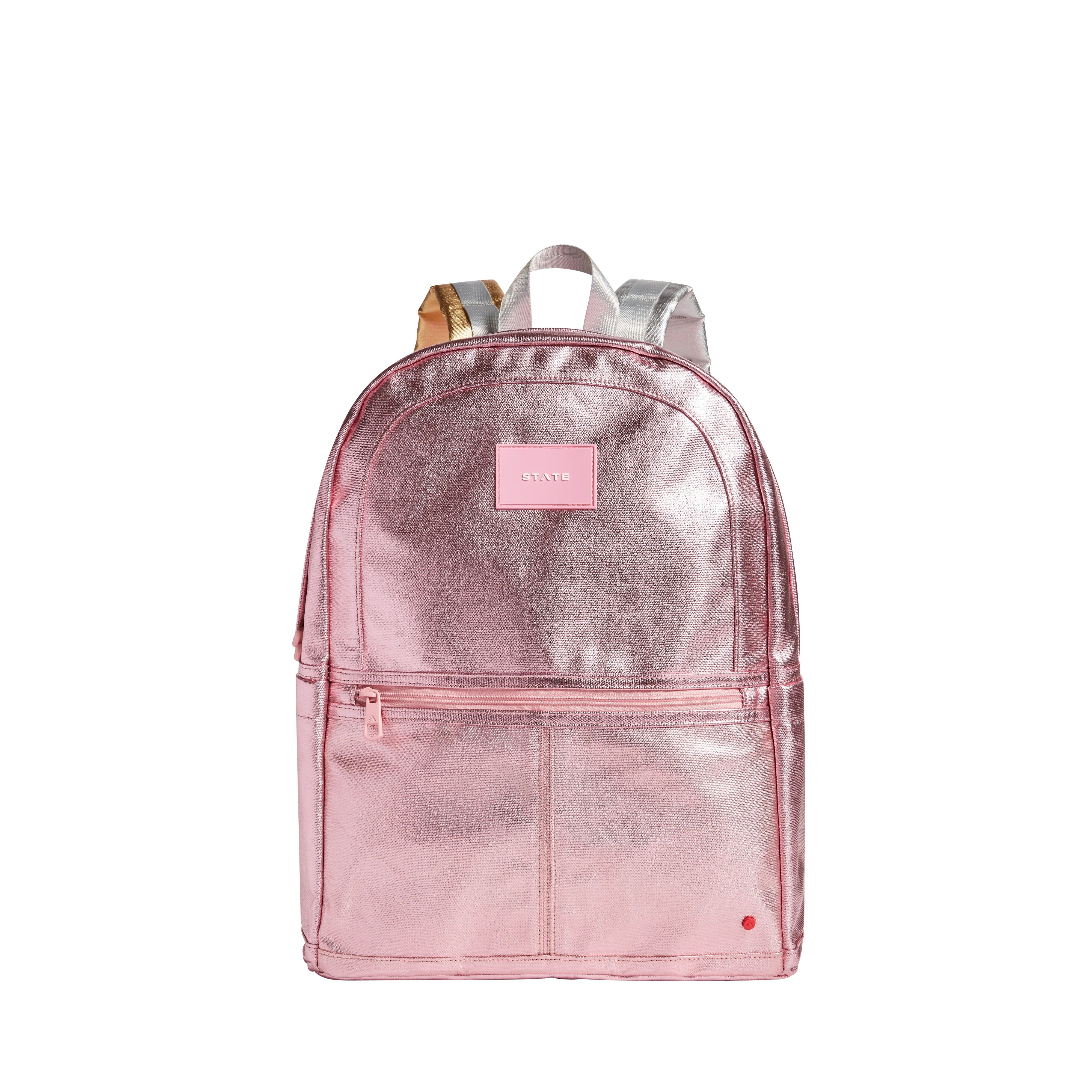 STATE Bags | Kane Kids Large Backpack Metallic Pink/Silver | STATE Bags