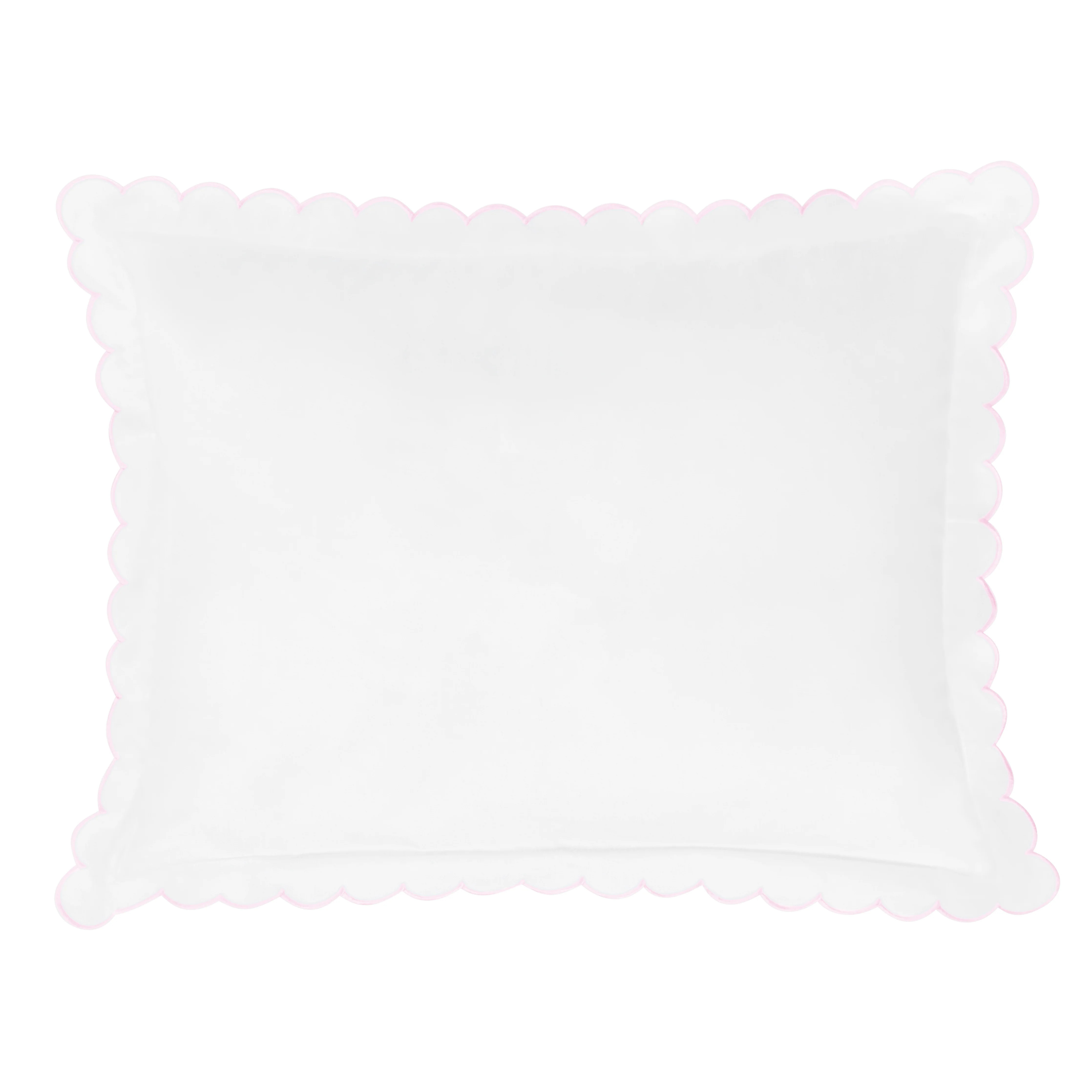 Blush Scallop Baby Pillowcase - Nursery Gifts | Little English