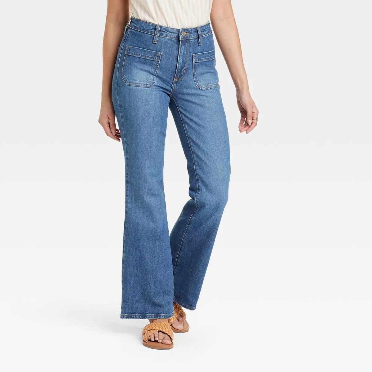 Women's Super-high Rise Vintage Straight Jeans - Universal Thread