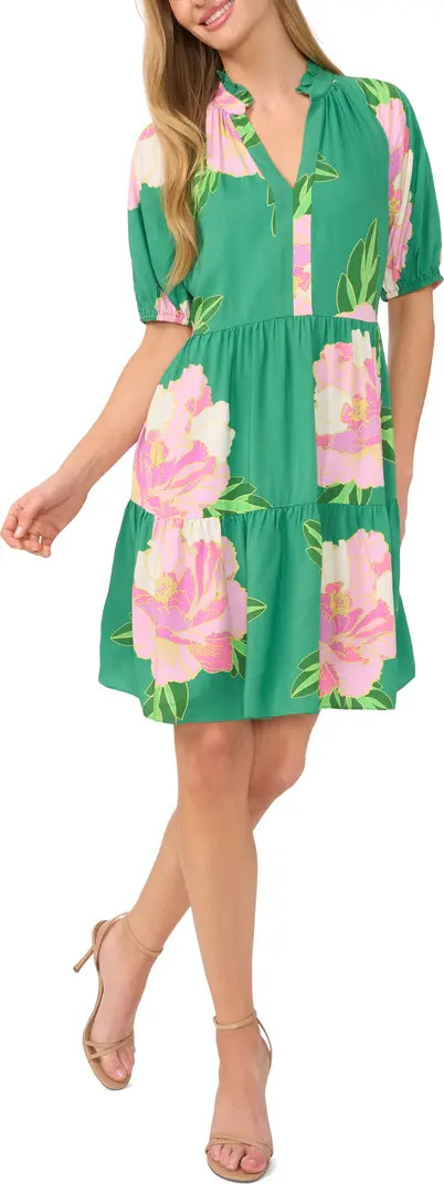 Floral Print Tiered Dress | Nordstrom