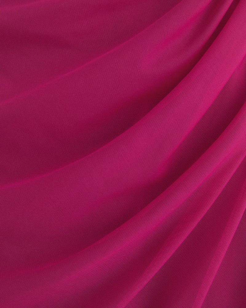 Mesh Draped Maxi Dress | Abercrombie & Fitch (US)