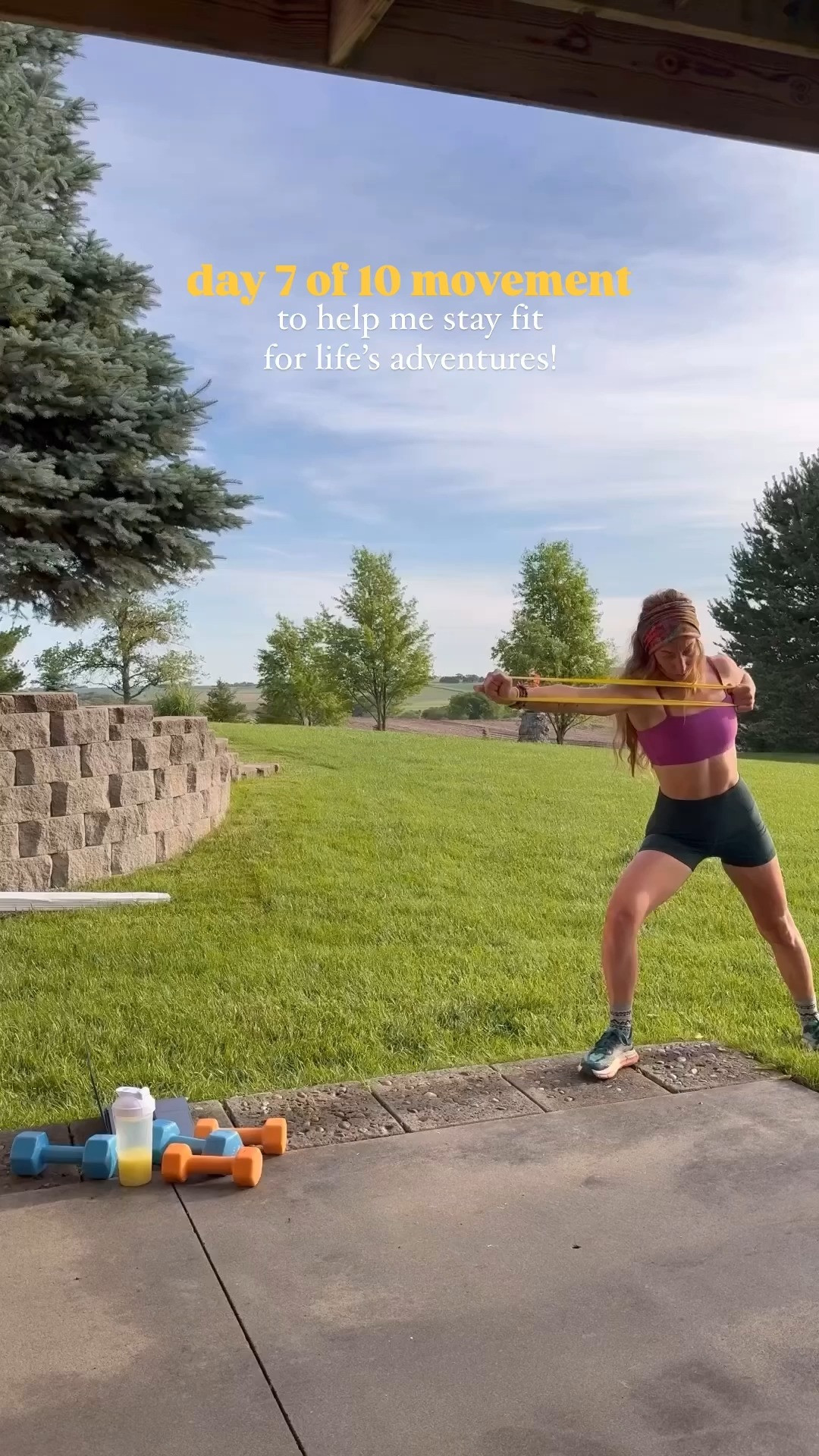 the outdoor workout fit of the day! 🩷 

 #LTKGiftGuide #LTKActive #LTKFitness