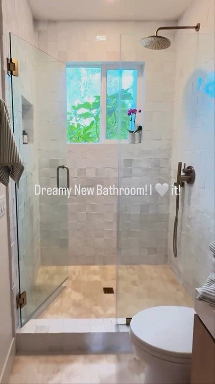 Bathroom Remodel REVEAL! 🤍

Check Out Our Dreamy New Bathroom. 🛁🫧🧼

It’s finally here! After months of planning, demo, and design, our bathroom remodel is complete, and I’m beyond thrilled to share every detail with you! This transformation has been a labor of love, and I absolutely love the results.

Check out my LTK (link in bio) for the links to the products I used!

➡️Before & After: The ultimate glow-
up!
➡️Demo Day: Out with the old!
➡️New Window Frame: Hello, natural
light!
➡️Hot Mop: Essential waterproofing.
➡️Tile Install: Watching the vision
come to life.
➡️Finds: Our stunning new vanity &
light fixture.
➡️Luxurious limestone flooring.
➡️Zellige Tile: Adding that perfect
touch of texture.
➡️Hardware: Sleek and functional!

Every piece was carefully chosen to create a serene, spa-like oasis right at home. I’m so in love with how it turned out!👍

What’s your favorite part of the remodel? Let me know in the comments.👇

For all the product links, design tips, and more home design inspiration Comment SHOP below in the comments to receive a DM with the link to this post on my
LTK.

https://liketk.it/6h19a

Follow @marneys_tidbits 🌸 and check out my blog at marneystidbits.com!

#bathroomremodeling #Itkhome #bathroomremodel #beforeandafter #homedesign
