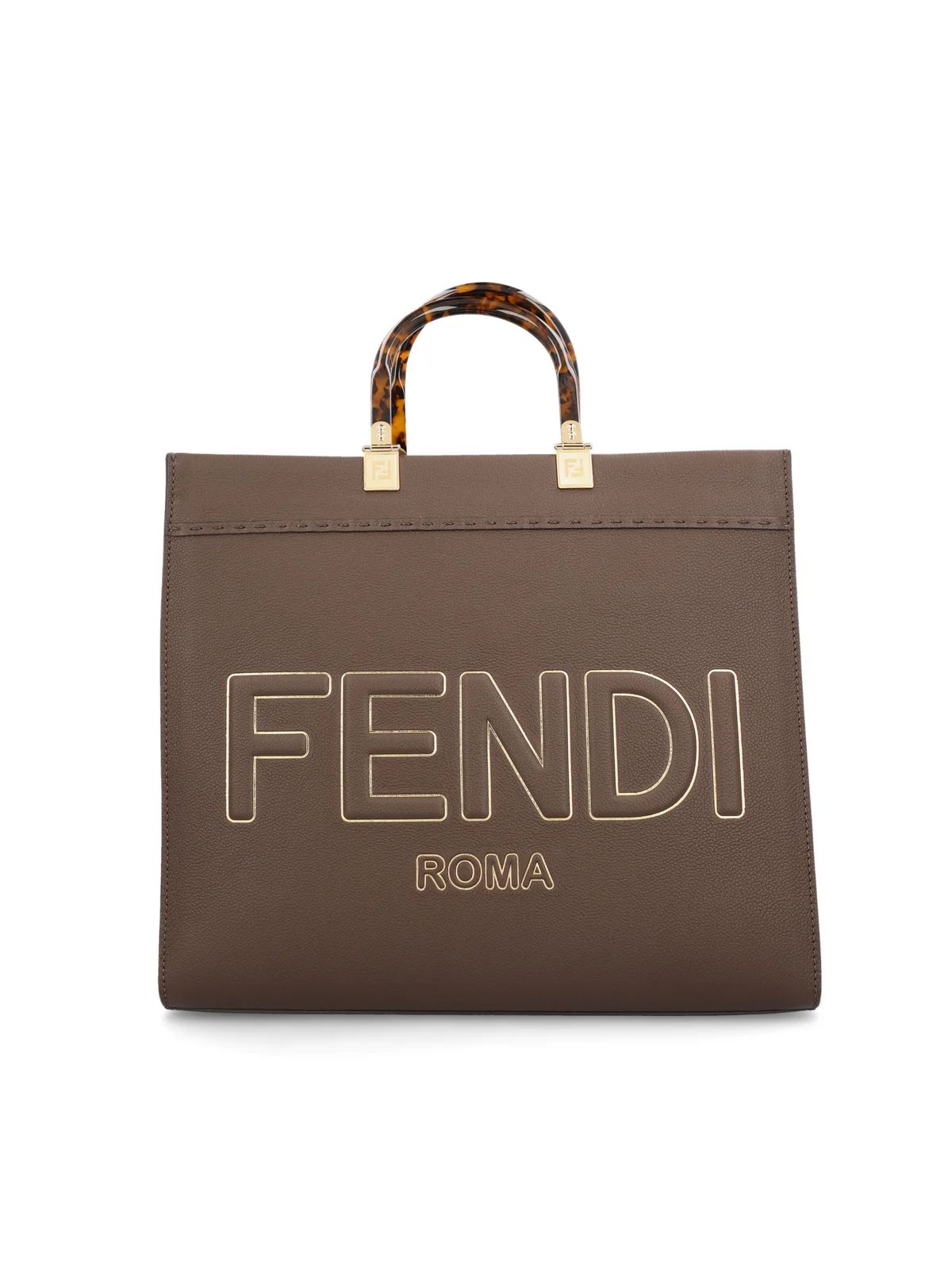 Fendi Sunshine Medium Logo Detailed Tote Bag | Cettire Global