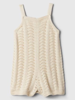 Baby Crochet Sweater Romper | Gap Factory