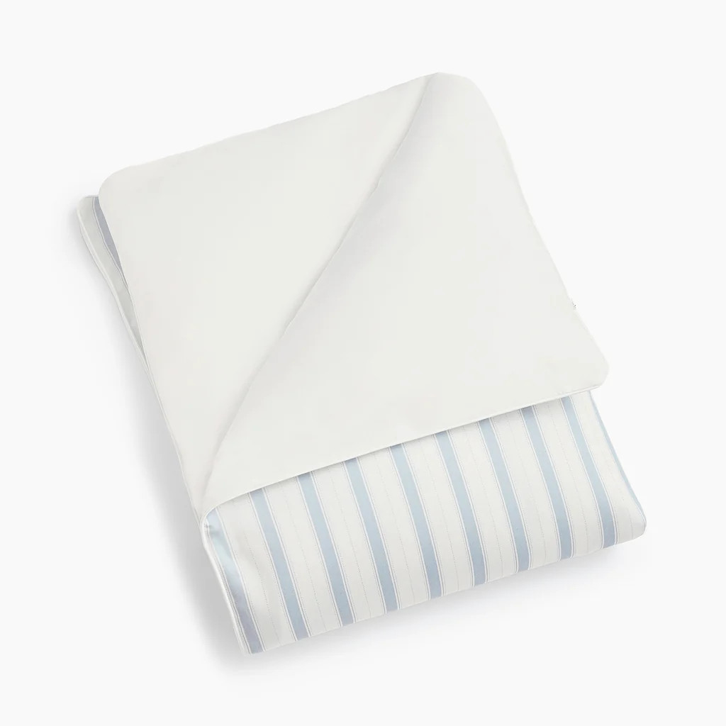 Seaside Stripes Baby Duvet - Ocean | Gooselings
