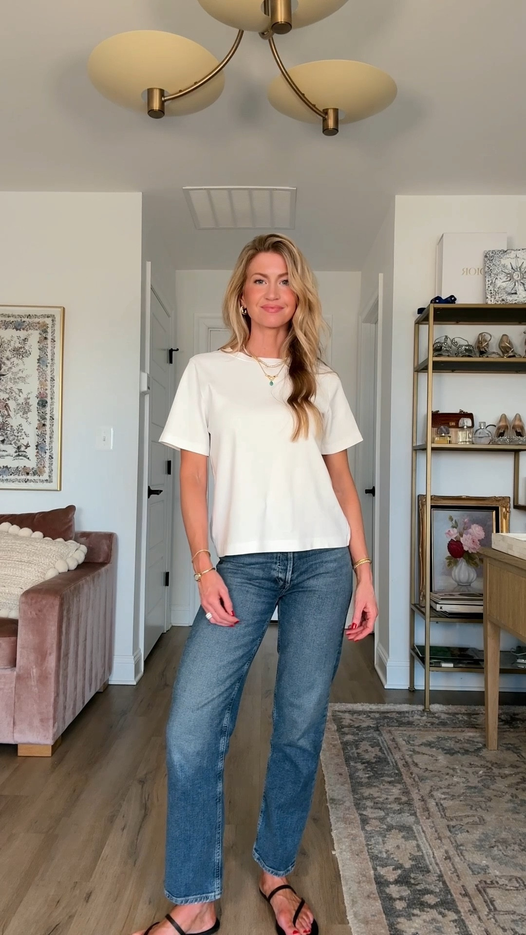 Love this perfect boxy white tee! Not see through, great length. Run TTS, wearing a S. 


#LTKootd #LTKmomlife #LTKgrwm