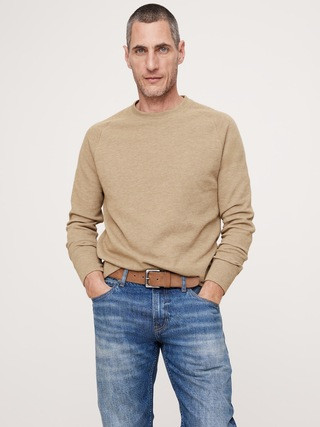 Slub Double-Knit Crew-Neck T-Shirt | Banana Republic (US)