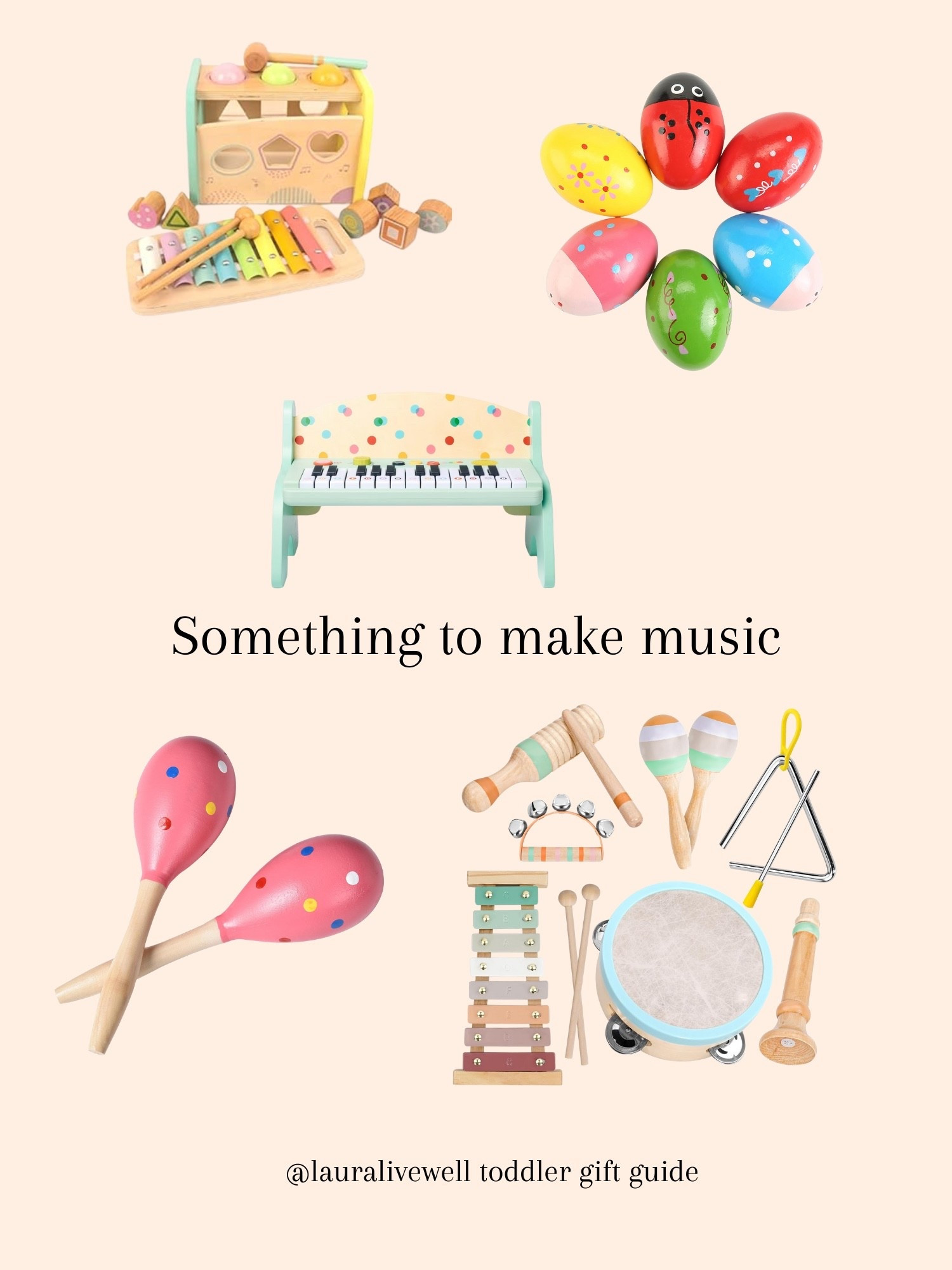 Toddler gift guide: something to make music 

#LTKGiftGuide #LTKBaby #LTKKids