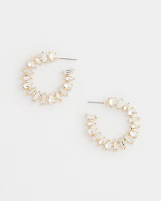 Goldtone Front-to-Back Hoop Earrings | Chico's