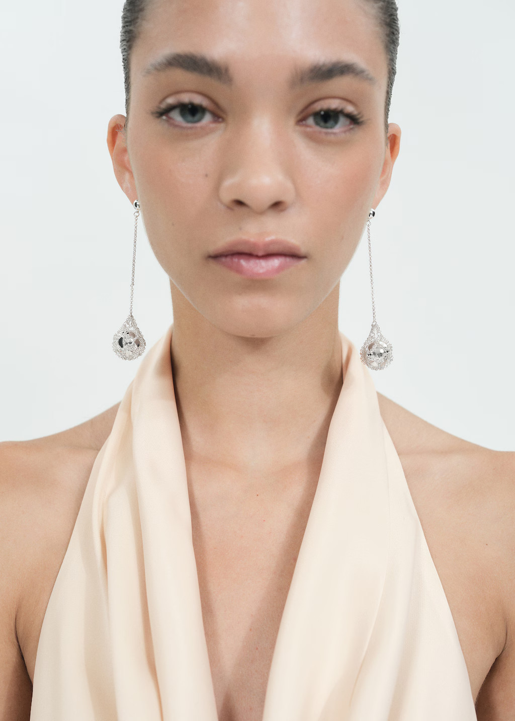 Sphere drop earrings - Women | MANGO USA | Mango (US/MX/AU)