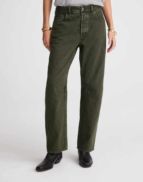 The Darted Barrel-Leg Jean | Madewell
