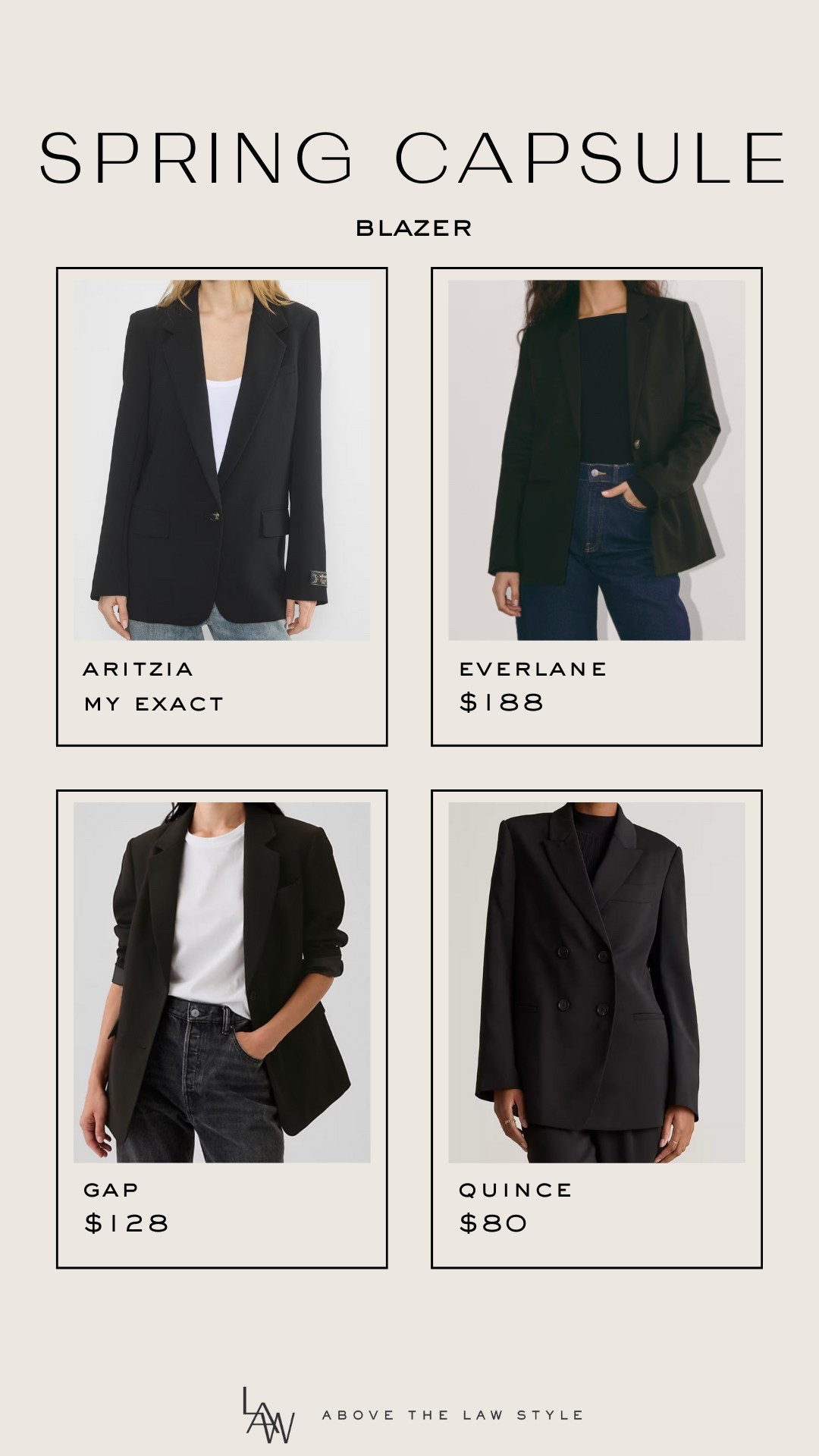 Spring Capsule: Blazer

#LTKFindsUnder100 #LTKFindsUnder50 #LTKStyleTip